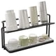 thumbnail image 1 of Bandeja de Drenaje de Hierro Forjado de Doble Capa, 1 Unidad, para Encimera, para Vasos de Vidrio, Tazas de Agua, Almacenamiento Multicapa., 1 of 5