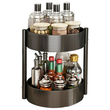 4-Pack 11.5" Lazy Susan Turntables - Clear Spice Organizers For Cabinet & Pantry