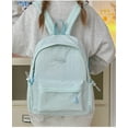 thumbnail image 4 of Nylon Backpack for Women Men Cute Vintage College Laptop Bag Casual Travel Rucksack Daypack (blue), 4 of 5