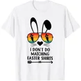thumbnail image 1 of ALVORD Je Ne Fais Pas de T-Shirts Assortis pour Couple Unisexe P-5TG, 1 of 3
