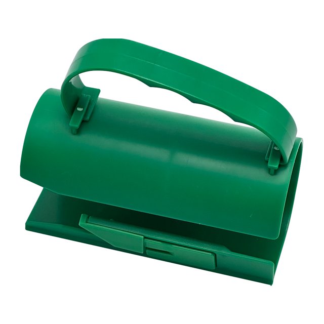 Cortador de papel de regalo ligero con mango para regalo verde