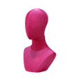 thumbnail image 2 of Vaveren Mannequin Head Shoulder Bust Businesses Shopping Mall Hats Display Stand Rose Red, 2 of 8