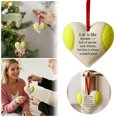 thumbnail image 2 of Heart Shaped Mini Baseball Inspirational Keepsake Pocket Hug With Bat Design Card For Players Coaches And Fans, 2 of 6