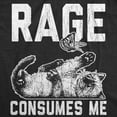 thumbnail image 2 of Mens Funny T Shirts Rage Consumes Me Sarcastic Kitten Graphic Novelty Tee for Men Graphic Tees, 2 of 9