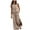 Beige, variant on dresses for women,Women's Casual Loose Pocket Long Dress Short Sleeve Split Maxi Dresses