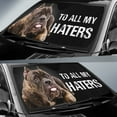 thumbnail image 2 of To All My Haters Cane Corso Car Sunshade Custom Cane Corso Dog Car Accessories, Car Windshield, Auto Sun Shades, 2 of 4