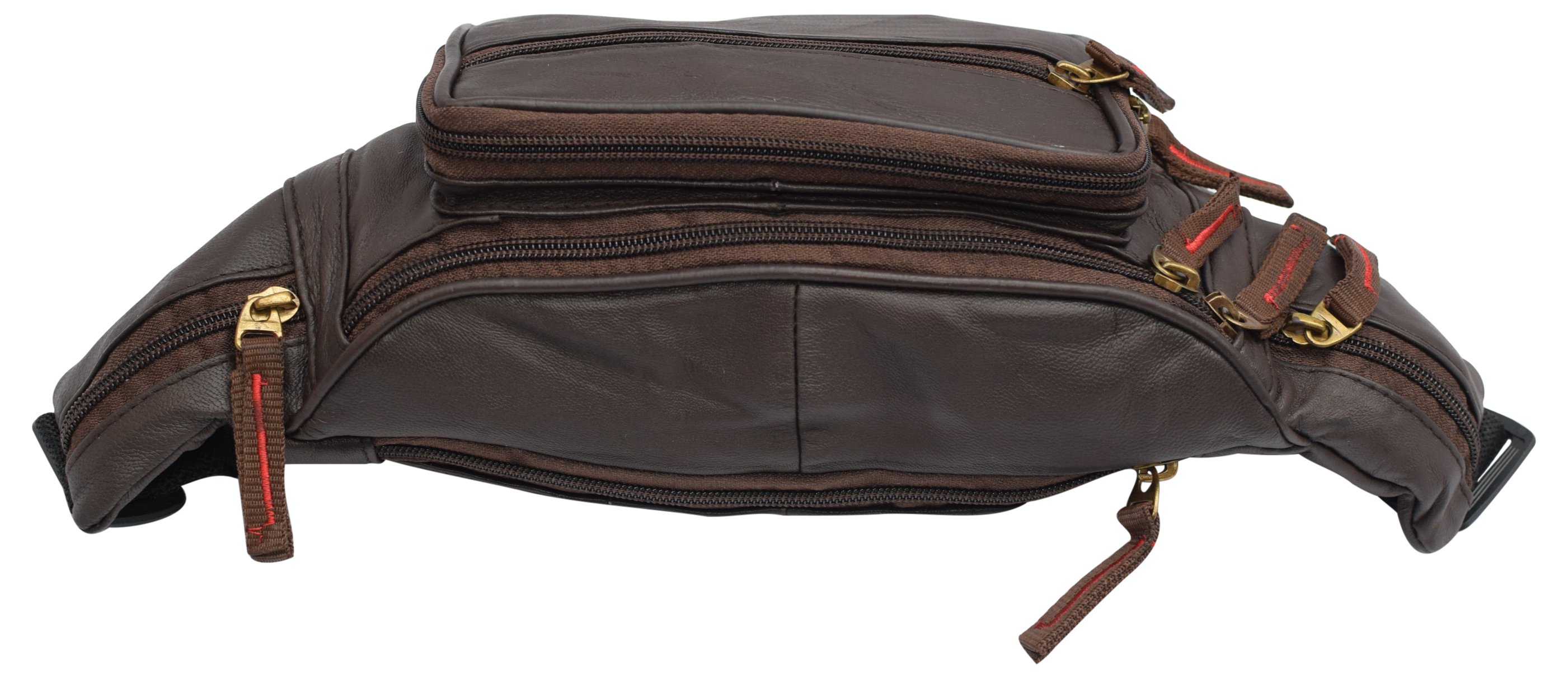 Classic Fanny Pack with Bottle Holder & Organizer #FP1664K - Jamin Leather®