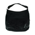 thumbnail image 2 of CTM  Synthetic Leather Adjustable Slouch Shoulder Handbag (Women), 2 of 6