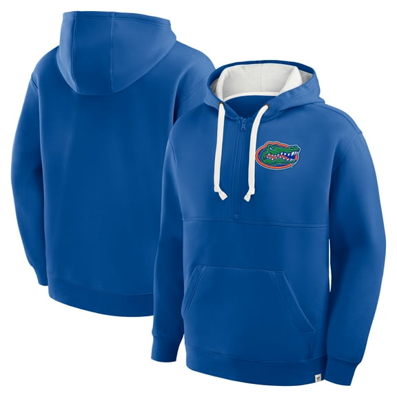 Men's Fanatics Royal Florida Gators Hometown Premium Rise And Conquer Half-Zip Hoodie