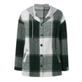 thumbnail image 1 of Womens Summer Jacket,Women Shacket Jacket Plaid Button Down Long Sleeve Shirt Fall Outfits 2024, 1 of 5