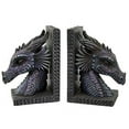 thumbnail image 2 of Pacific Trading Gothic Purple Dragon Bookends Mystic Book Ends Set Evil, 2 of 2
