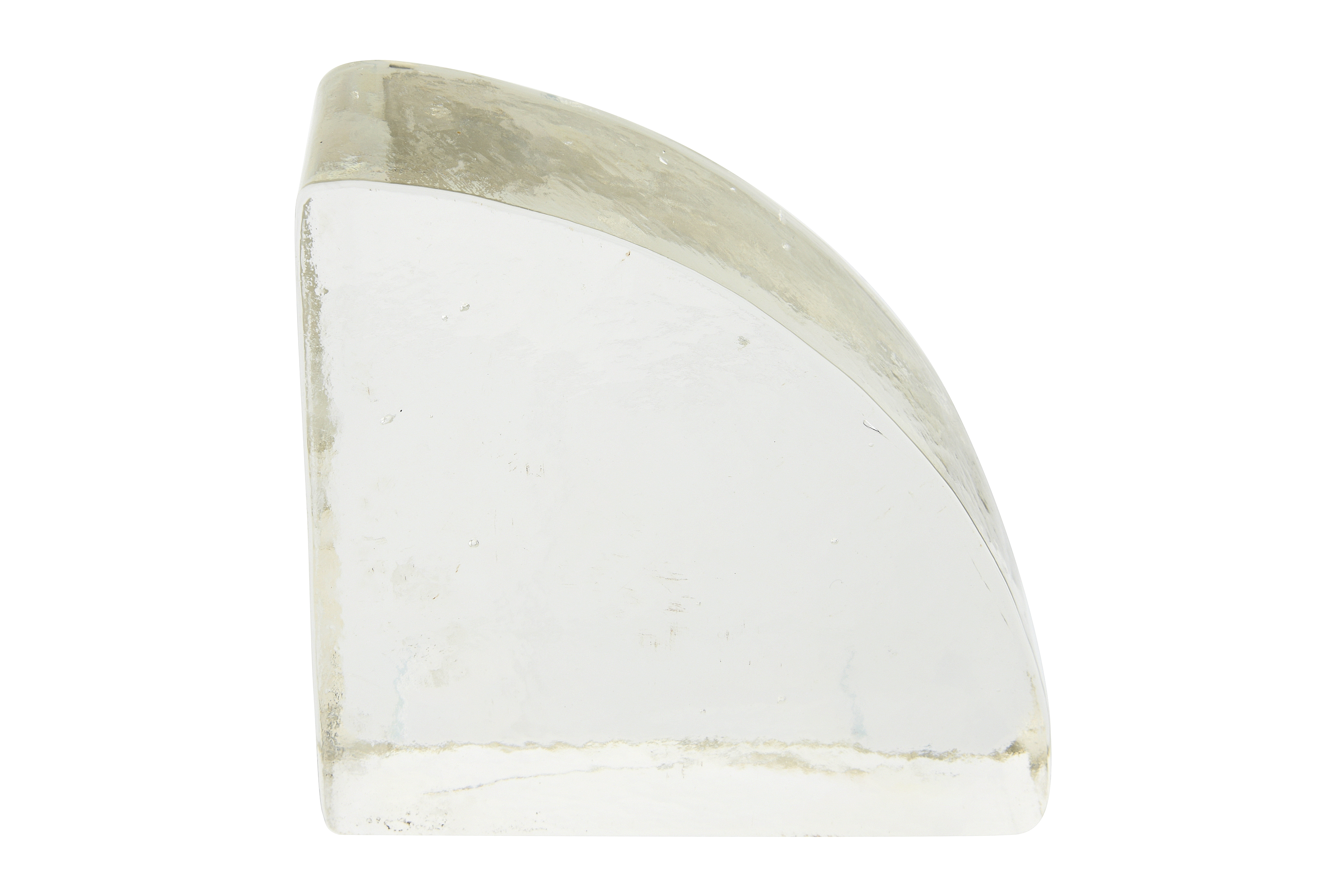 Creative Co-Op Geometric Glass Block Bookend
