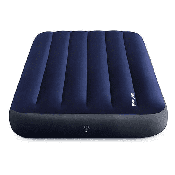 Colchón Inflable Bloosom Alto 2 Personas Queen 152cmx203cm Cómodo Azul