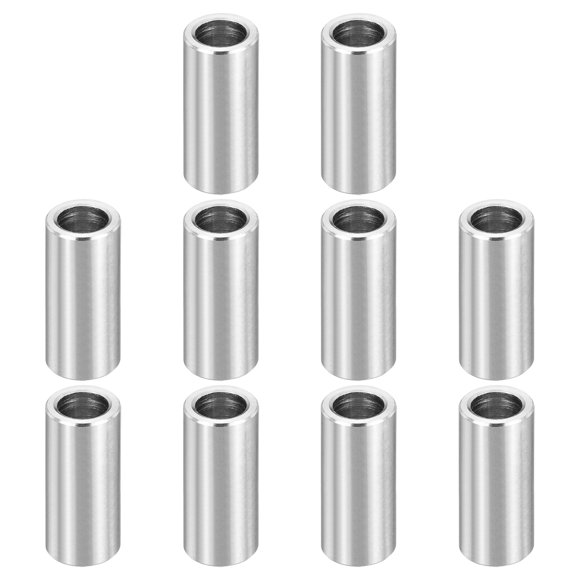 12Pcs M8 Stainless Steel Spacers Metal Spacer 8mm ID x 12mm OD x 30mm L