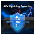 thumbnail image 4 of POE Gigabit Switch 4/8 Port 100/1000Mbps Standard POE For IP Camera 250m Lightning Protection With Uplink/SFP, 4 of 7