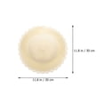 thumbnail image 3 of 8Pcs DIY Straw Hats Crafts Making Unfinished Hat Blank Graffiti Hat Decorative Straw Hat, 3 of 8