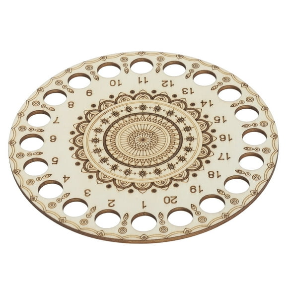 Wooden Embroidery Floss OrganizerStitch Thread Holder For Sorting, Multiple Holes, Easy Sorting, Round Corner Design