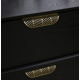 thumbnail image 3 of Manija de cajón con forma de hoja de 2 piezas, perilla de puerta de muebles de latón, manija de puerta de armario, cobre, 11,7*4,3*2,3 cm TUNC Sencillez, 3 of 4
