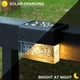 thumbnail image 4 of 4 paquetes de lámparas solares para vallas 2 modos de iluminación IP65 lámpara de pared impermeable Tomshoo Trajes de lámpara al aire libre, 4 of 5