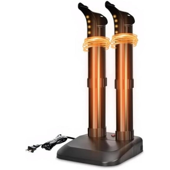 Ecotronic Trustech  Boot Dryer - Shoe Dryer with  Overheat Protection for Snow Boots, Socks and Shoes,Black