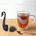 thumbnail image 7 of ACDANC Tea Strainers for Loose Tea - Tea Infuser Strainer Steeper Holder - 2 pcs set - Tea Strainer Cute with Handle (Black + White), 7 of 7