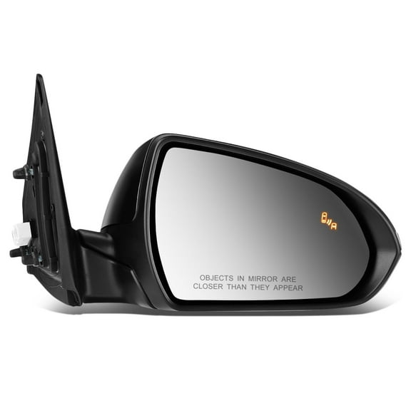 DNA Motoring Powered Heated Passenger Right Side Mirror for 17-18 Hyundai Elantra
