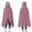 Pink Brown Heart, variant on Wearable Blanket,Pink Brown Heart Checkered Pattern Hooded Wearable Flannel Blanket for Adults & Teens,Winter Poncho Shawl Wrap Cape Cozy Anti-Pill,50"x60"