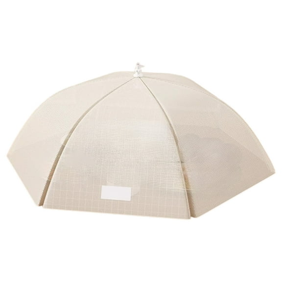 Foldable Mesh Food Cover Diameter Collapsible Dish Dome Soot Fly Proof Leftovers Protector for Indoor Outdoor Dining Table