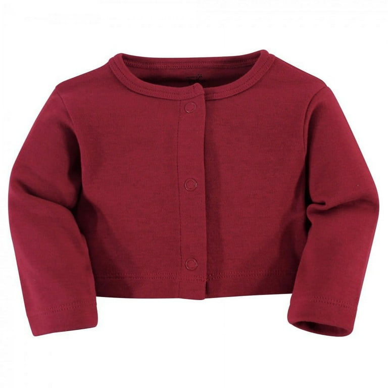 Burgundy cardigan baby girl store