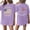 Purple, variant on Short Sleeve Crewneck T Shirt with 250 Years We The People Semi Centenary 1776 2026 Print Loose Fit Casual Top for Women Men Black L