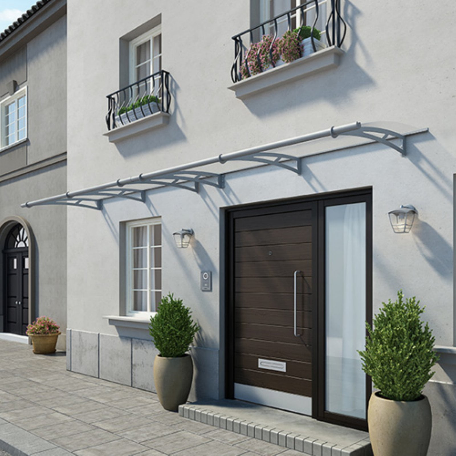 Palram Aquila 4100 Door Awning 162" x 36", Clear