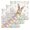 Light Pink Blue Green, variant on Easter Kitchen Dish Towels for Drying Dishes Set of 4, Vintage Spring Bunny Eggs Farmhouse Floral Leaves Waffle Weave Microfiber Hand Tea Bathroom Towels Quick Dry & Absorbent Towel 15.7x23.6