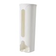thumbnail image 2 of DOLITY Grocery Bag Dispenser Portable Multipurpose Wall Mount Storage Bag Bag Organizer White, 2 of 9