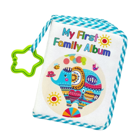 Sinyiin Toddler Photo Album with Safety Mirror My Firsts Family Photo Album for Baby