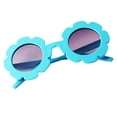 thumbnail image 1 of Lunettes de Soleil Rondes pour Bébé Lunettes Souples Lunettes Bleues, 1 of 8