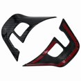 thumbnail image 1 of 3Pcs/Set Car Steering Wheel Decoration Cover Trim Sticker Fit for 2008 208 2014-2018 Carbon Fiber, 1 of 5