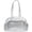 Silver, variant on Aesthetic Pearl Bow PU Leather Ita Tote Bag, with Display Insert for Lolita Comic DIY, Shoulder Handbag for Women