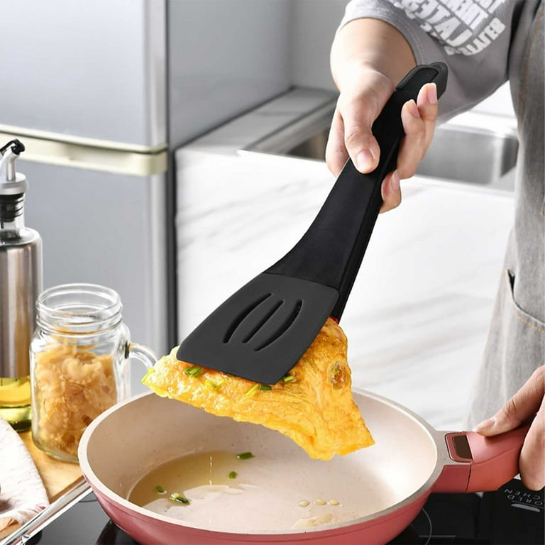 Multifunctional Silicone Shovel Clip Silicone 3 In 1 Combinable Spatula,  Detachable Multifunctional Spatula, Tongs For Grilling, Tongs For Cooking