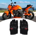 thumbnail image 5 of 1 par de guantes protectores universales antideslizantes y transpirables para motocicleta al aire libre (rojo M), 5 of 5