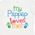 thumbnail image 4 of Inktastic My Pappap Loves Me Boys or Girls Toddler T-Shirt, 4 of 5