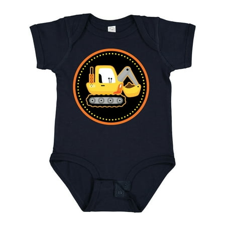 

Inktastic Construction Digger Truck Gift Baby Boy Bodysuit
