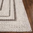 thumbnail image 4 of SAFAVIEH Braided Gladwin Geometric Reversible Area Rug, Beige/Brown, 8' x 10', 4 of 11