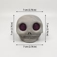 thumbnail image 3 of Scary Halloween Skull Squishy Toys, Halloween Glitter Pumpkin Ghost Shape Stress Toys, Cute Spooky Squeeze Fidget Squishies for Anxiety Relief, Fun Decorative Stress Ball for Adults and Home Office, 3 of 7