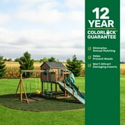 GroundSmart Green Rubber Mulch, 1.5 Cu Ft
