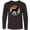 AB-Black, variant on Inktastic Boxer Dog Vintage Silhouette Long Sleeve Youth T-Shirt