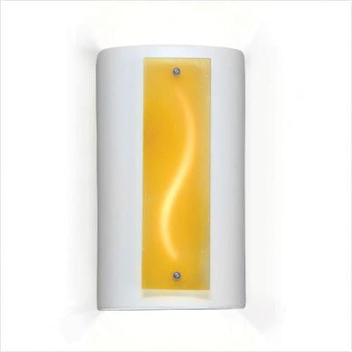 A19 G3AADA Amber Current ADA Wall Sconce   White Satin   Jewel Collection