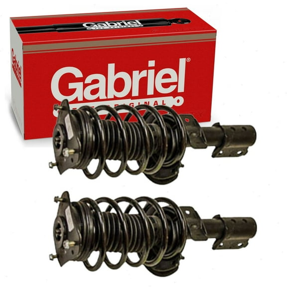 2 pc Gabriel G57141 ReadyMount Suspension Strut & Coil Springs for Assembly Shock Shocks Struts Fits select: 2004-2008 PONTIAC GRAND PRIX