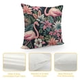 thumbnail image 4 of GOSMITH  Farmhouse Pillow Cover Summer Tropical Green Palm Leaf Pillow Protector Flamingo Hawaii Summer Decorative Bed Pillows Pillowcase for Couch Sofa Bedroom Car Living Room, 4 of 5