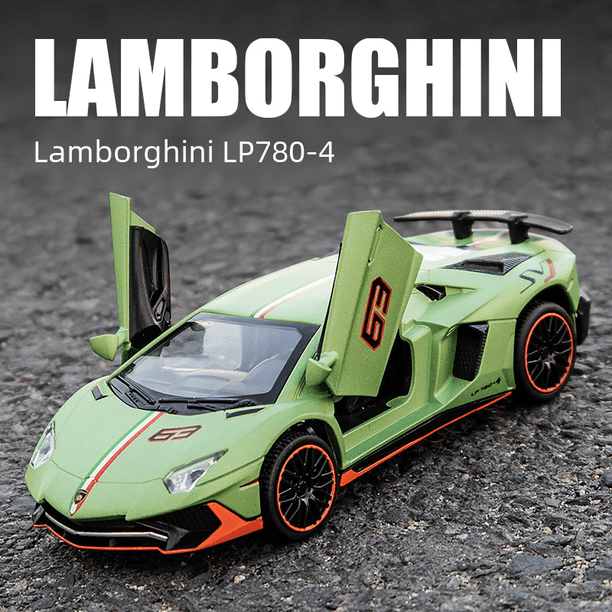(En caja) 1:32 Rambo Ip780 coche deportivo modelo de coche de aleación sonido y luz coche deportivo de juguete para niños