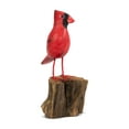 thumbnail image 5 of G6 COLLECTION Handmade Wooden Cardinal Figurine – Hand Carved Red Bird Sculpture, Nature Inspired Shelf Decor – Cardinal, 5 of 9